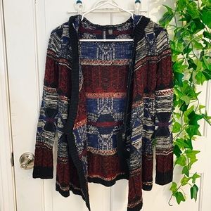 Full Tilt Tilly’s Brand Tribal Print Cardigan